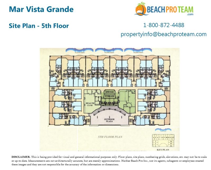 Mar Vista Grande Site Plan - Level 5
